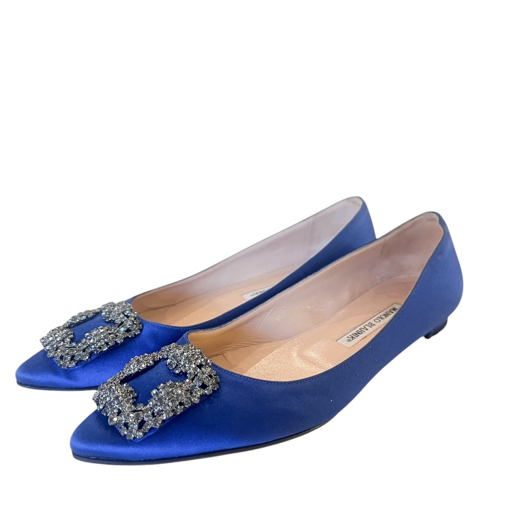 MANOLO BLAHNIK 10MM HANGISI BALLERINAS